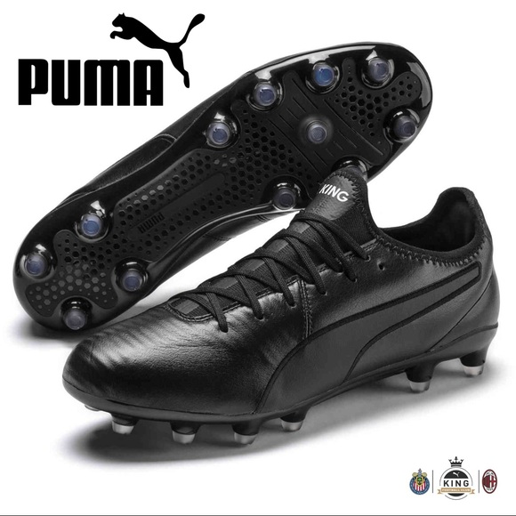 Men’s Puma Soccer Cleats Size 10 King PRO FG Firm Ground Kangaroo Leather NEW - Picture 1 of 8